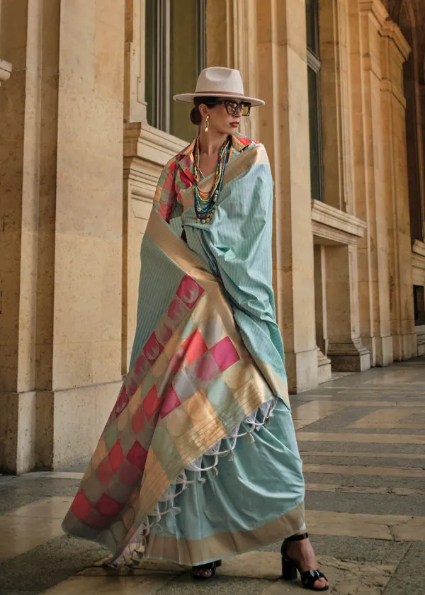 Sky_Blue__Soft_Silk_Handloom_Saree