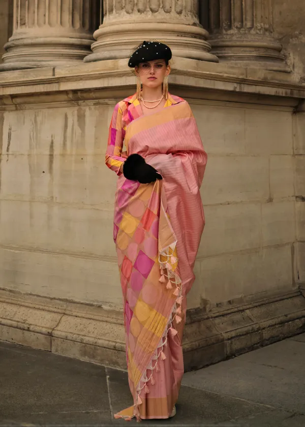 Pink_Soft_Silk_Handloom_Saree