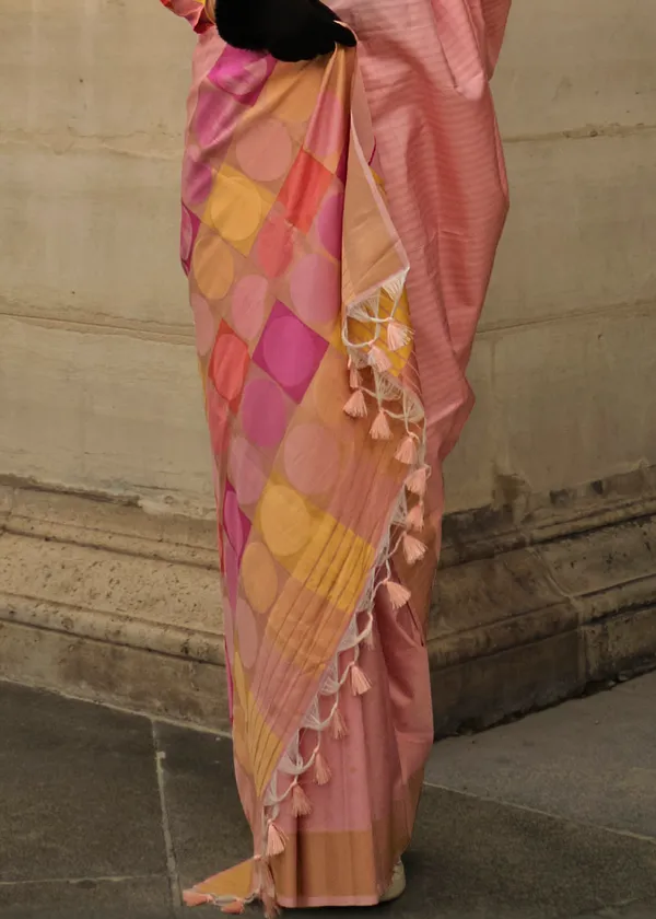 Pink_Soft_Silk_Handloom_Saree