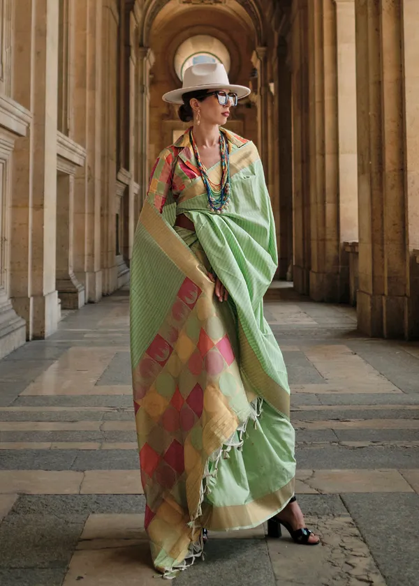 Mint_Green__Soft_Silk_Handloom_Saree