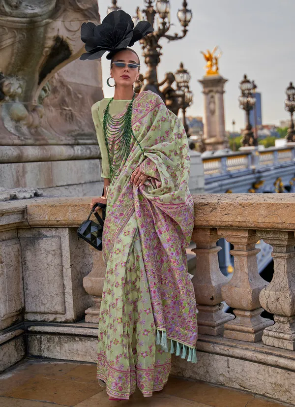 mint_green_Organza_Handloom_Weaving_Saree