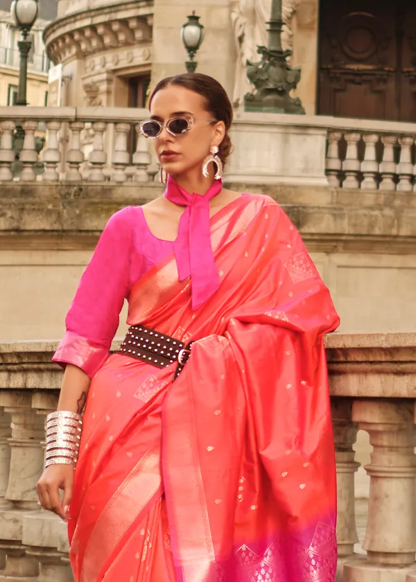 Pink_Handloom_Soft_Silk_Saree