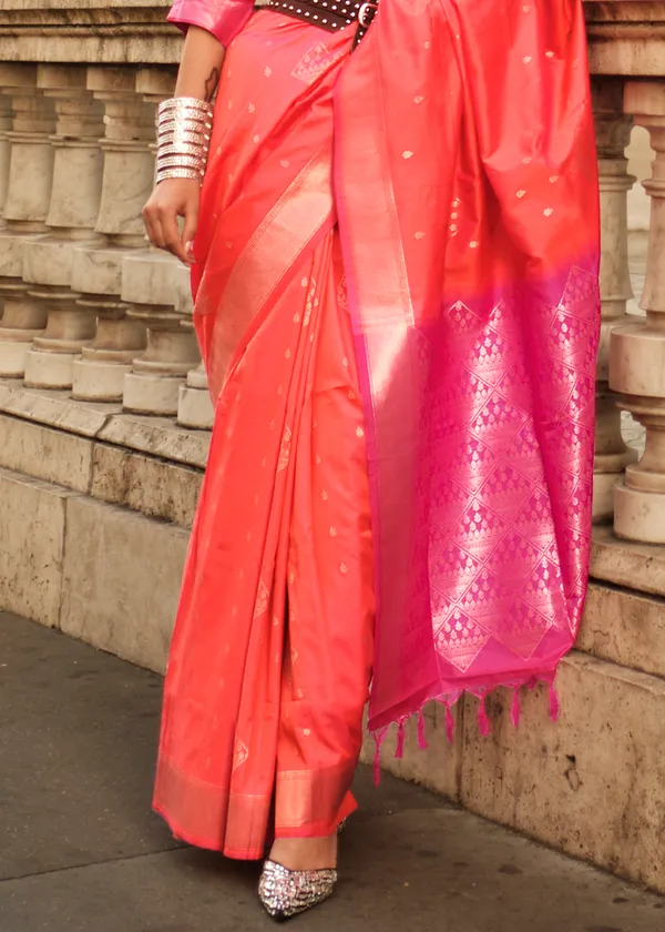 Pink_Handloom_Soft_Silk_Saree