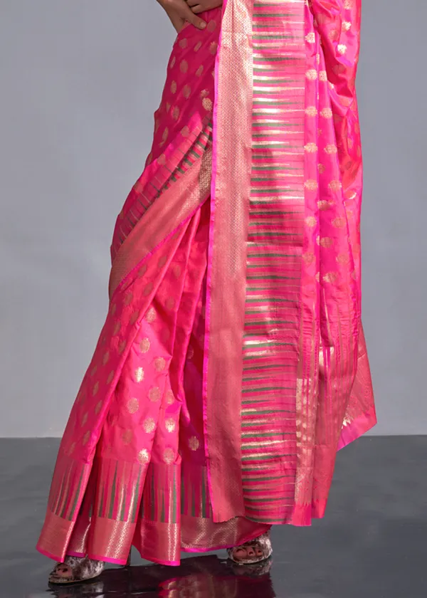 pink_Handloom_Weaving_Silk_Saree