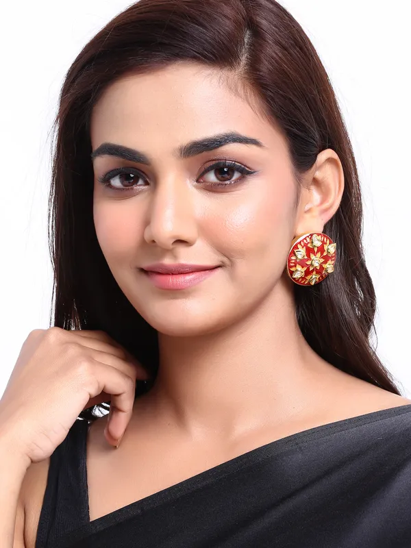 Sonam_Red_Studs_for_Women