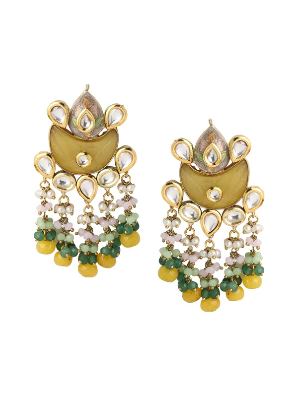 Meena_Yellow_Earrings_for_Women