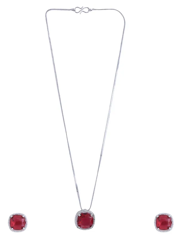 Alora_Red_Pendant_Set