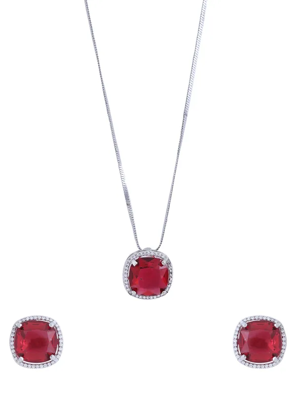 Alora_Red_Pendant_Set