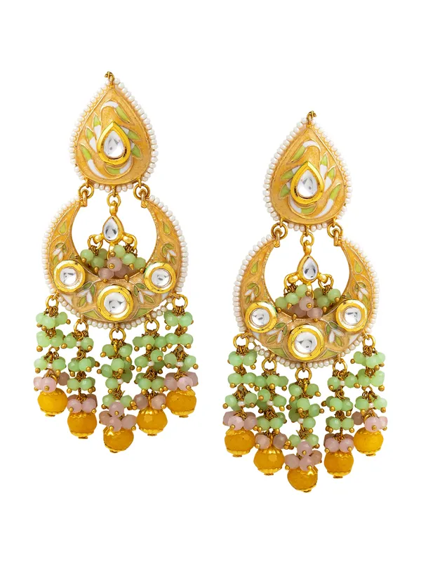 Meena_Yellow_Chandbali_for_Women
