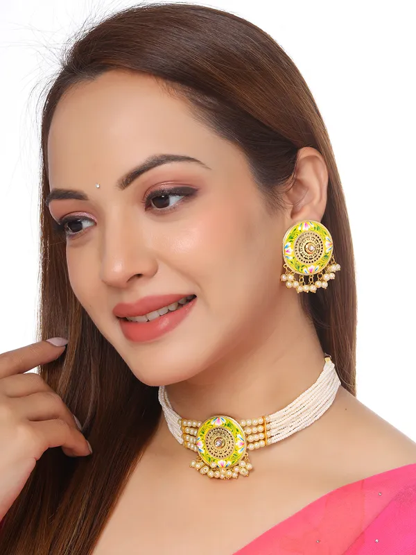 Falak_Yellow_Choker_Set_for_Women