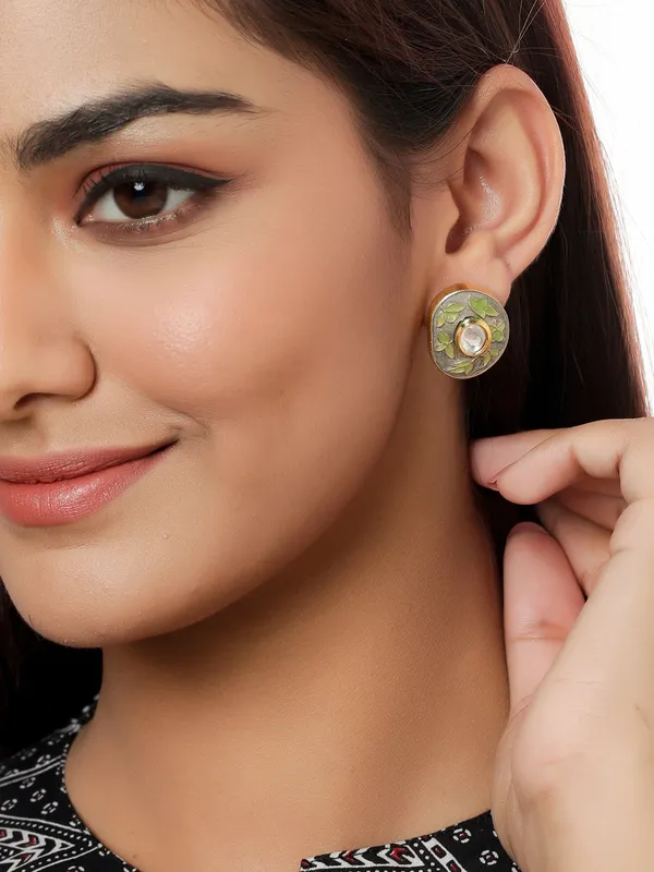 Meena_Oval_Grey_Studs_for_Women