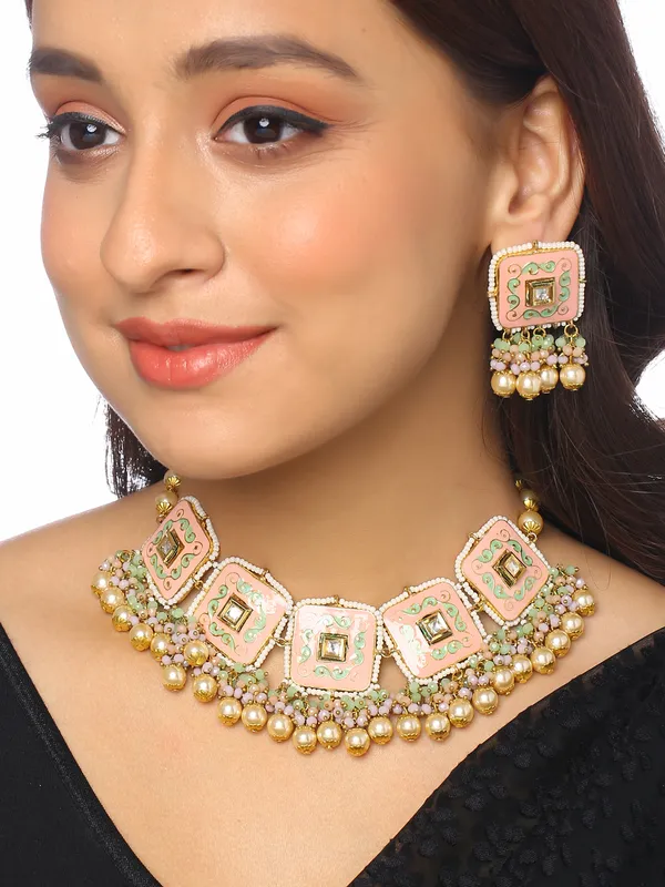 Meena_Pastel_Pink_Jewellery_Set