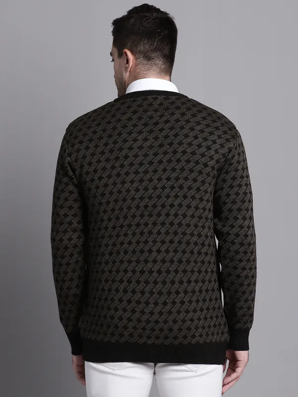 Men_Acrylic_Blend_Wool_Self_Design_V_Neck_Sweater