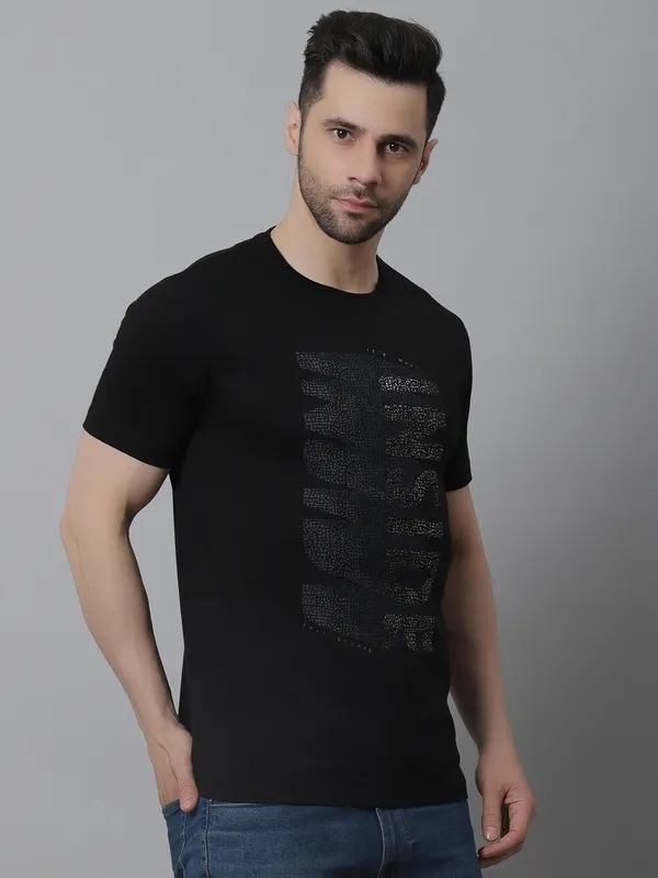 Men_Printed_Round_Neck_Black_Cotton_T-Shirt