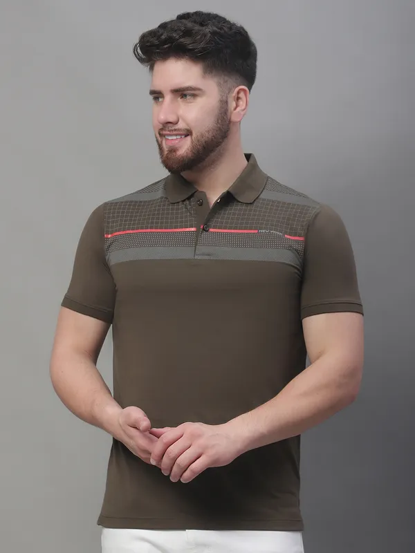 Men_Printed_Olive_Polo_Neck_Cotton_T-Shirt