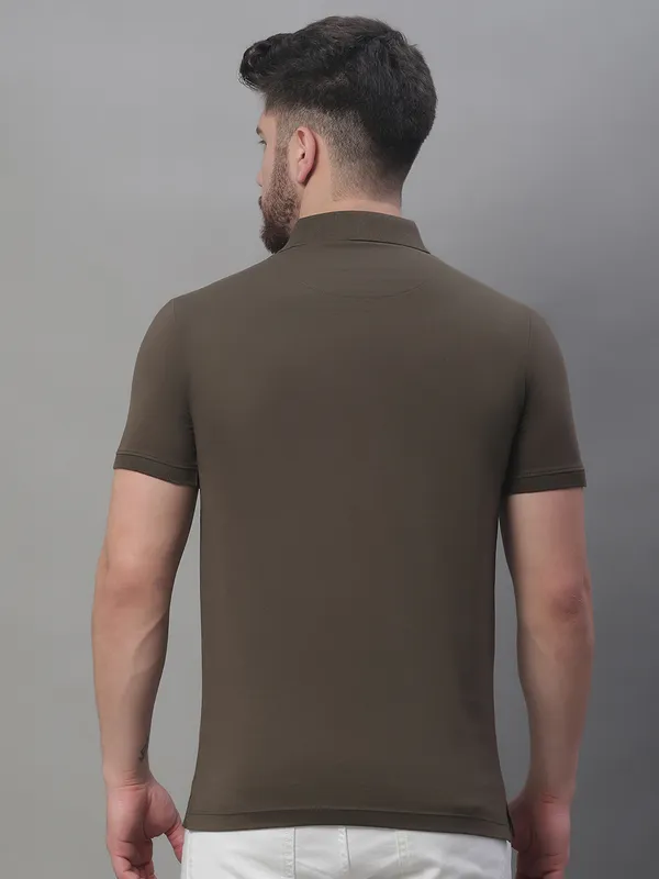 Men_Printed_Olive_Polo_Neck_Cotton_T-Shirt