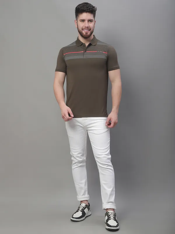 Men_Printed_Olive_Polo_Neck_Cotton_T-Shirt