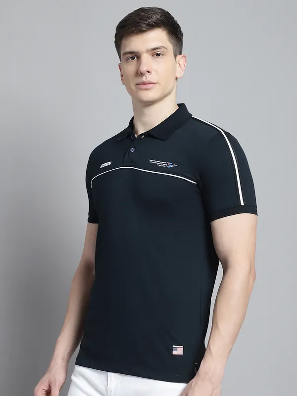 Men_Polo_Neck_Navy_Printed_Cotton_T-Shirt