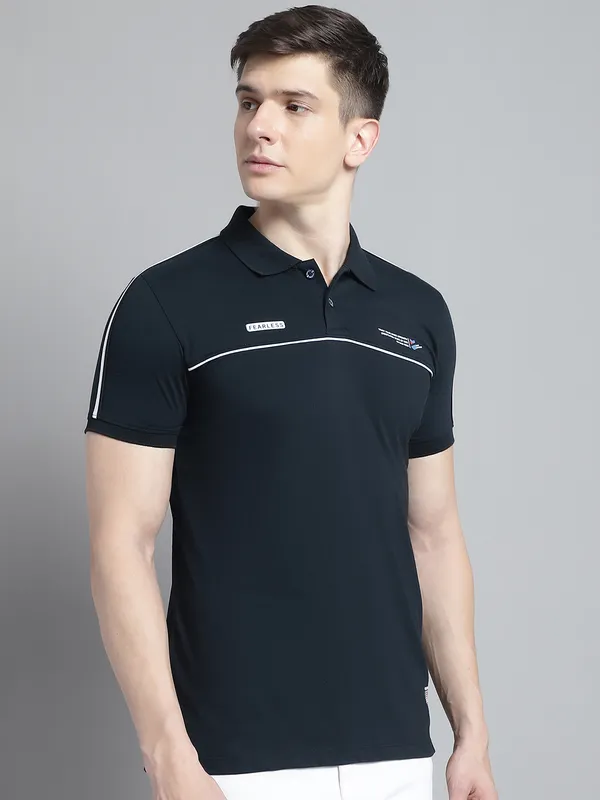 Men_Polo_Neck_Navy_Printed_Cotton_T-Shirt