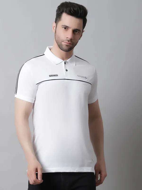 Men_Polo_Neck_White_Printed_Cotton_T-Shirt