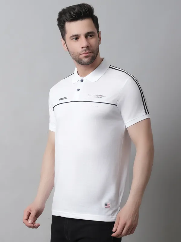 Men_Polo_Neck_White_Printed_Cotton_T-Shirt