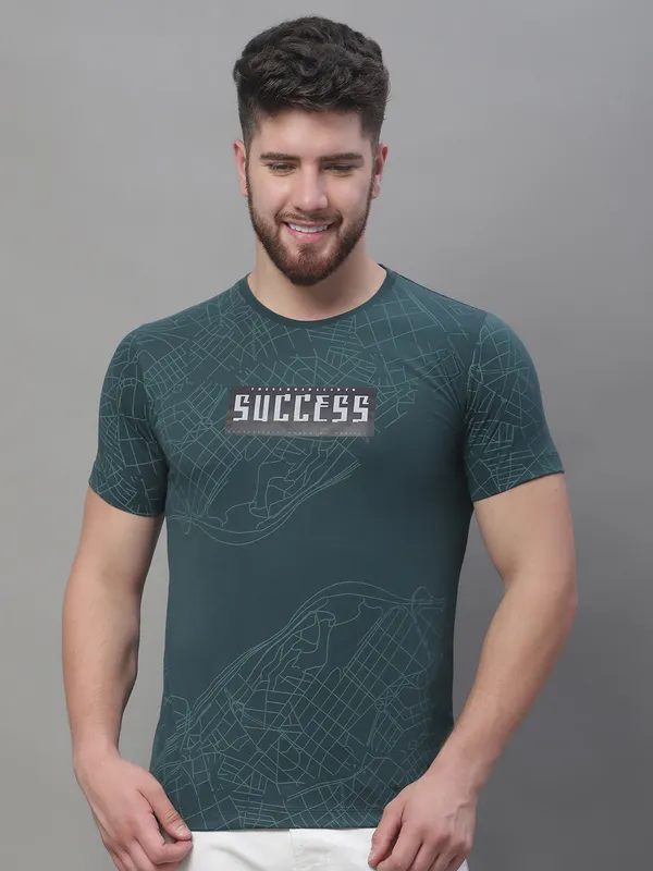 Men_All_Over_Printed_Green_Round_Neck_Cotton_T-Shirt