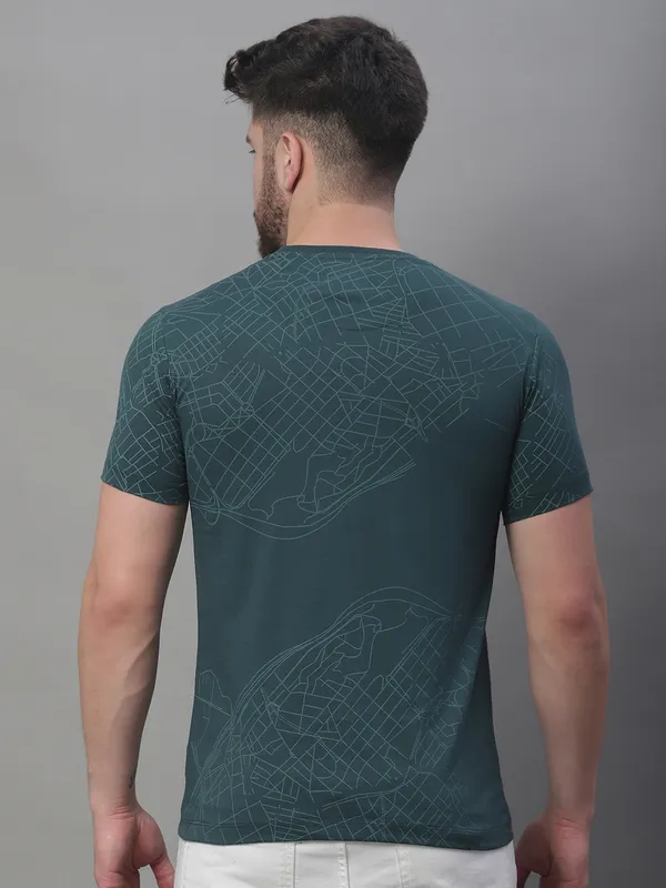 Men_All_Over_Printed_Green_Round_Neck_Cotton_T-Shirt
