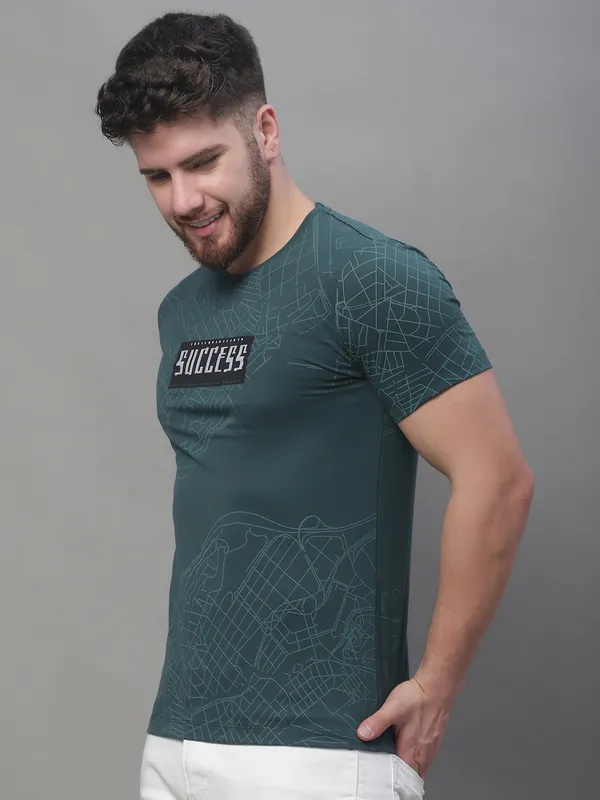Men_All_Over_Printed_Green_Round_Neck_Cotton_T-Shirt