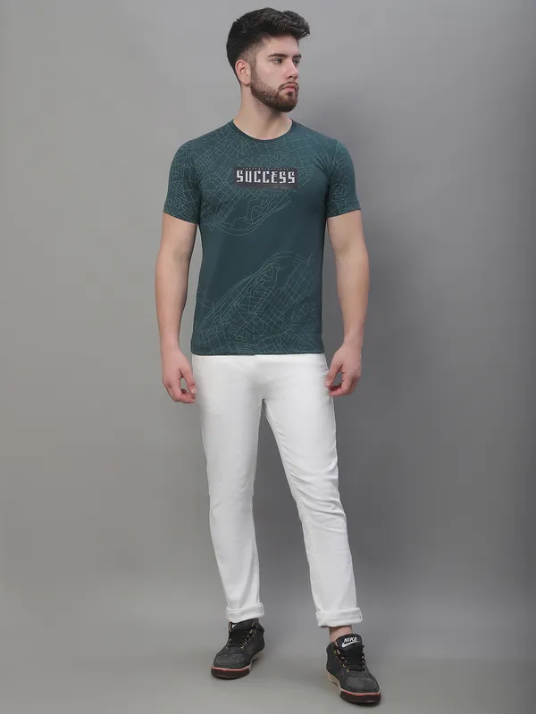 Men_All_Over_Printed_Green_Round_Neck_Cotton_T-Shirt