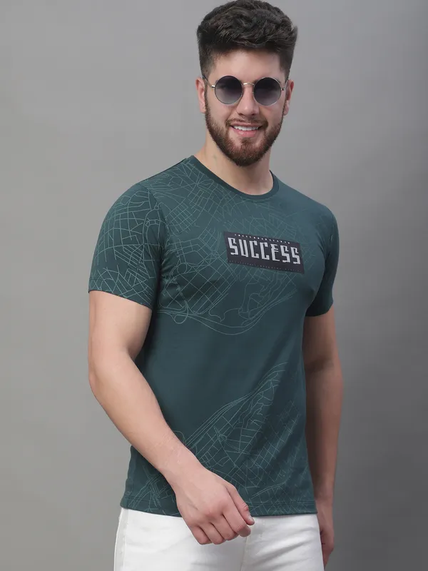 Men_All_Over_Printed_Green_Round_Neck_Cotton_T-Shirt