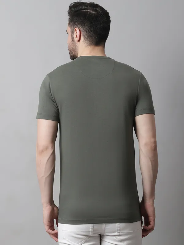 Men_Round_Neck_Green_Printed_Cotton_T-Shirt