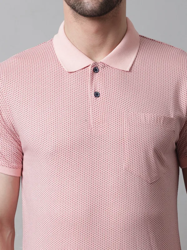 Men_All_Over_Printed_Pink_Polo_Neck_Cotton_T-Shirt_With_Pocket