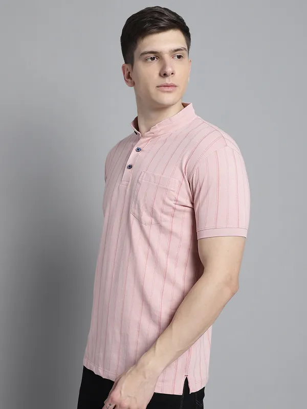 Men_All_Over_Printed_Henley_Neck_ONION_Cotton_T-Shirt_With_Pocket