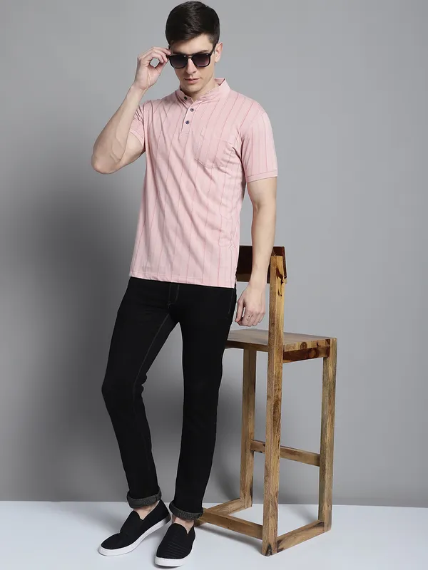 Men_All_Over_Printed_Henley_Neck_ONION_Cotton_T-Shirt_With_Pocket