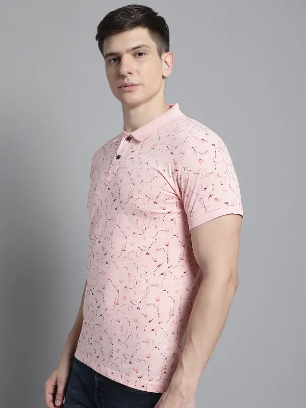 Men_Polo_Neck_All_Over_Printed_Pink_T-Shirt_With_Pocket
