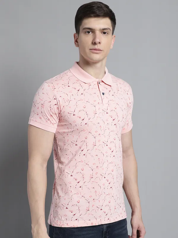 Men_Polo_Neck_All_Over_Printed_Pink_T-Shirt_With_Pocket