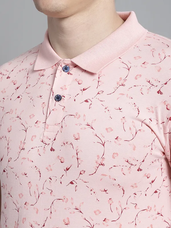 Men_Polo_Neck_All_Over_Printed_Pink_T-Shirt_With_Pocket
