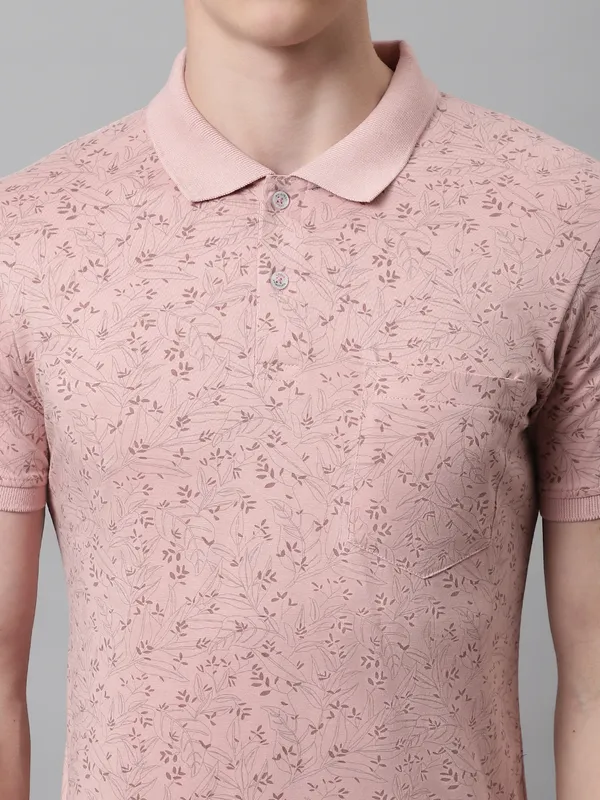 Men_All_Over_Printed_Polo_Neck_Pink_T-Shirt_With_Pocket