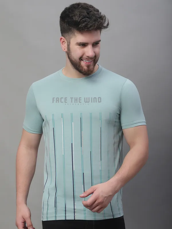 Men_Printed_Sea_Green_Round_Neck_Cotton_T-Shirt