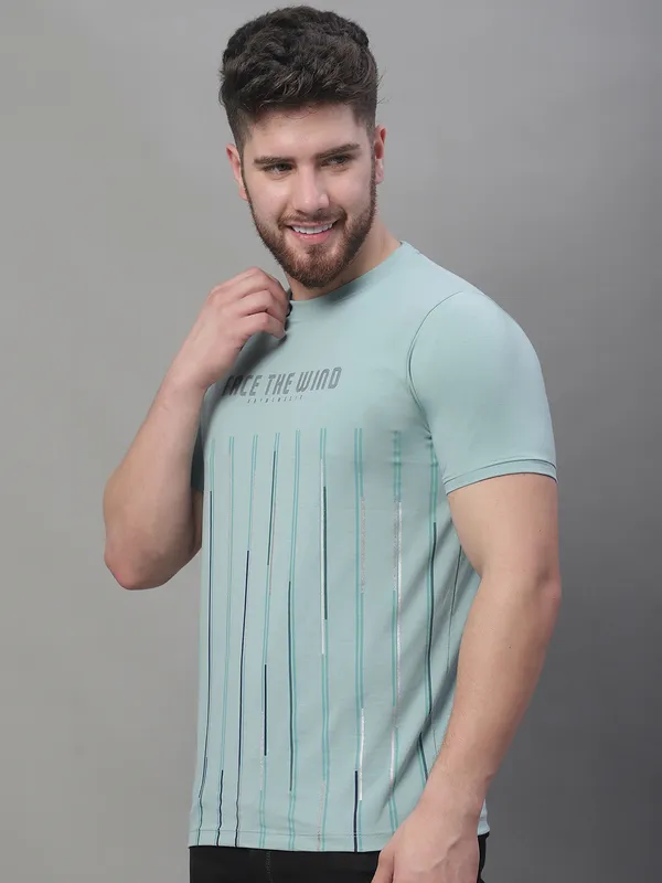 Men_Printed_Sea_Green_Round_Neck_Cotton_T-Shirt