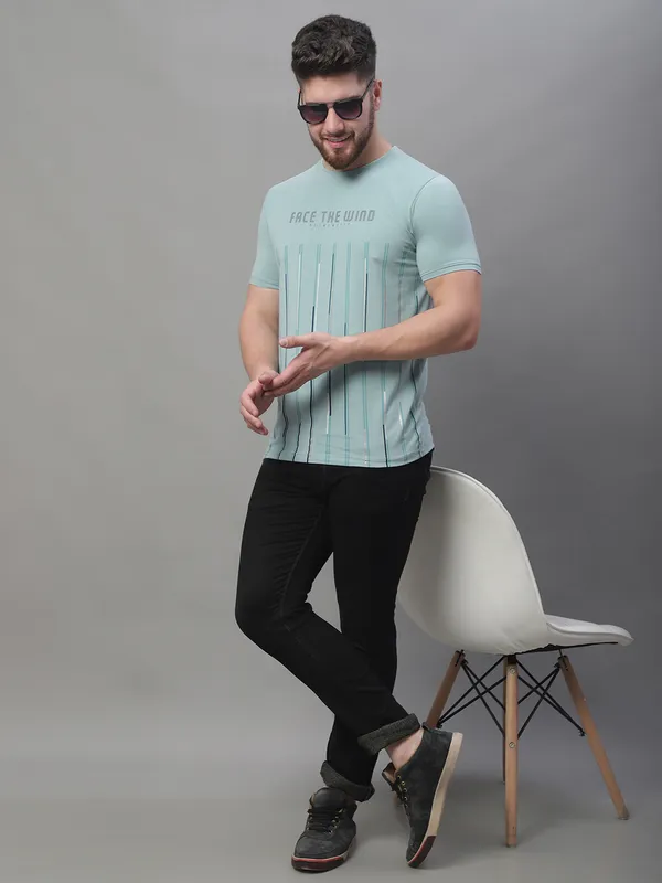 Men_Printed_Sea_Green_Round_Neck_Cotton_T-Shirt
