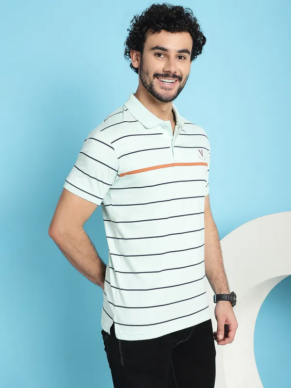 Venitian_Men_Printed_Polo_Neck_Cotton_Mint_T-Shirt