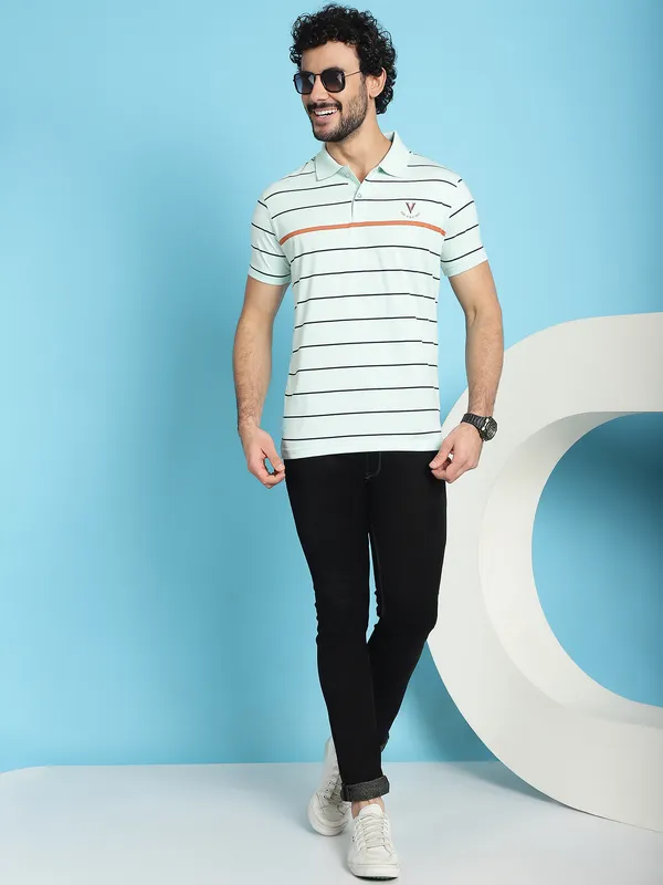 Venitian_Men_Printed_Polo_Neck_Cotton_Mint_T-Shirt