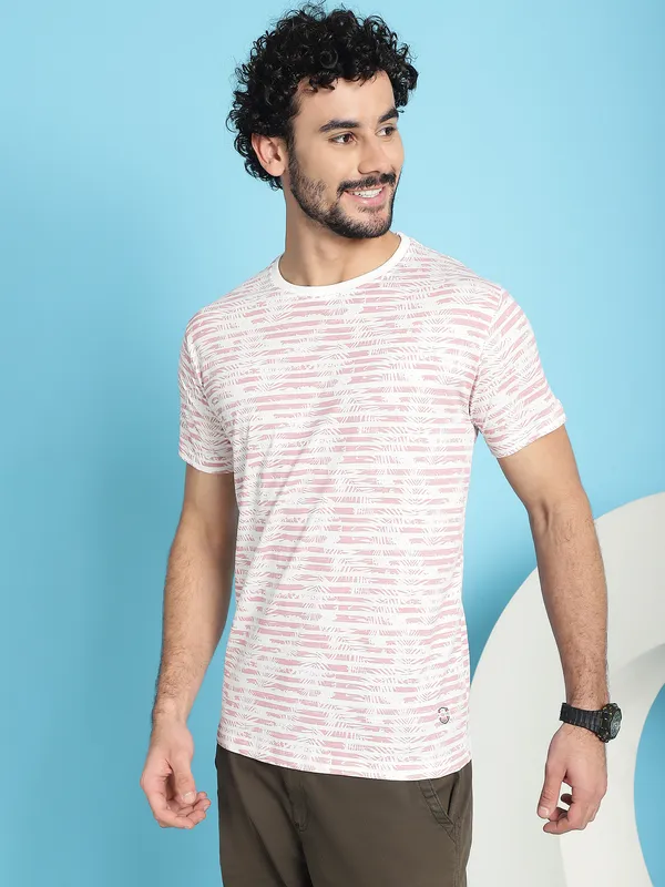 Venitian_Men_All_Over_printed_pink_Colour_Round_Neck_Cottton_T-Shirt