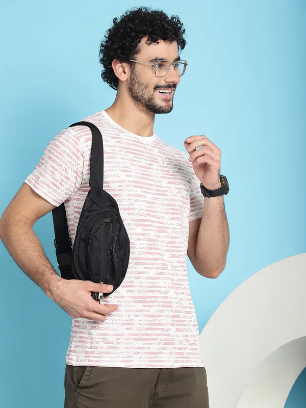 Venitian_Men_All_Over_printed_pink_Colour_Round_Neck_Cottton_T-Shirt