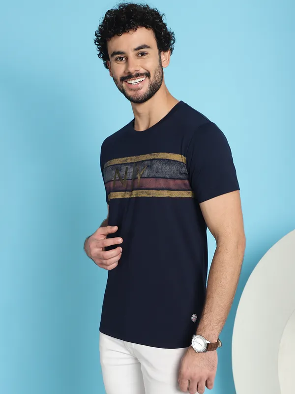 Venitian_Men_Printed_Round_Neck_Navy_Cotton_T-Shirt