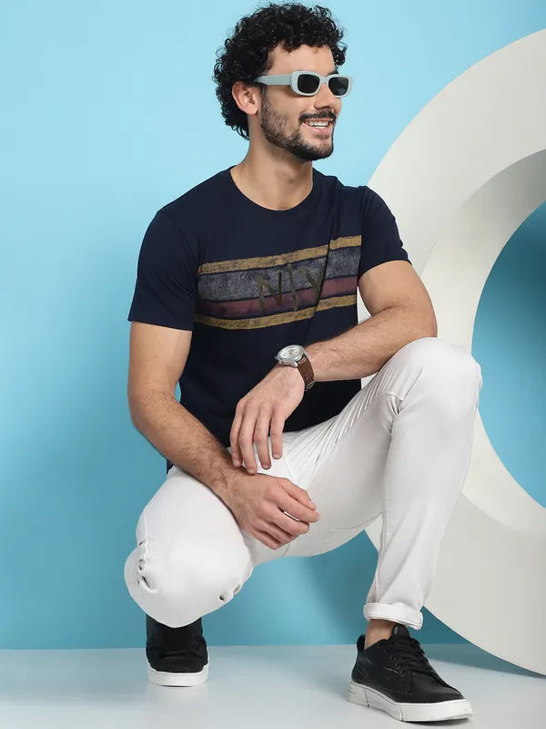 Venitian_Men_Printed_Round_Neck_Navy_Cotton_T-Shirt