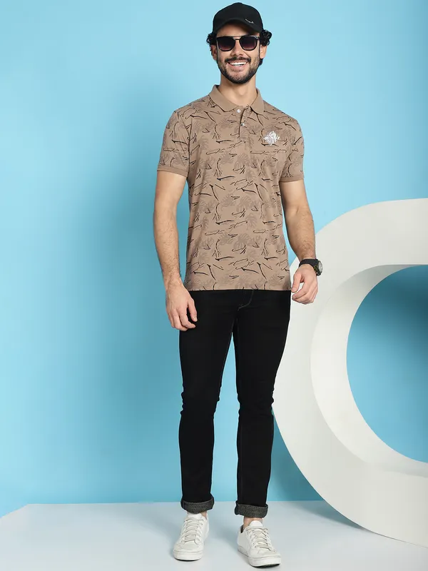 Venitian_Men_All_Over_Printed_Peanut_Cotton_Polo_Neck_T-Shirt