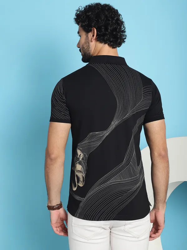 Venitian_Men_All_Over_Printed_Black_Cotton_Polo_Neck_T-Shirt