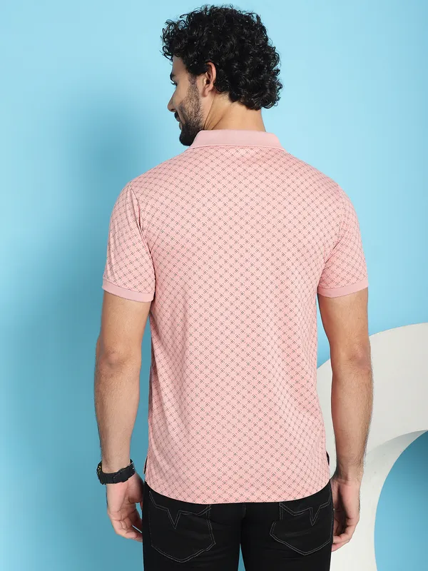 Venitian_Men_All_Over_Printed_Polo_Neck_Pink_Cotton_T-Shirt_With_Pocket